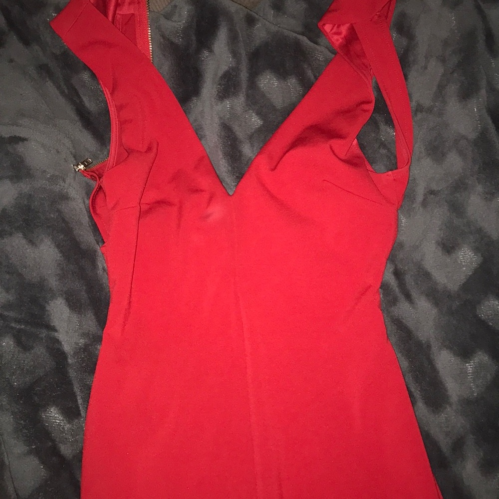 Red beautiful dress